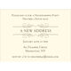 Scrolled New Address Moving Announcements Image 2 of 2